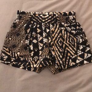 BCBG tribal shorts - size small